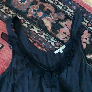 Black silk dress form LA made
